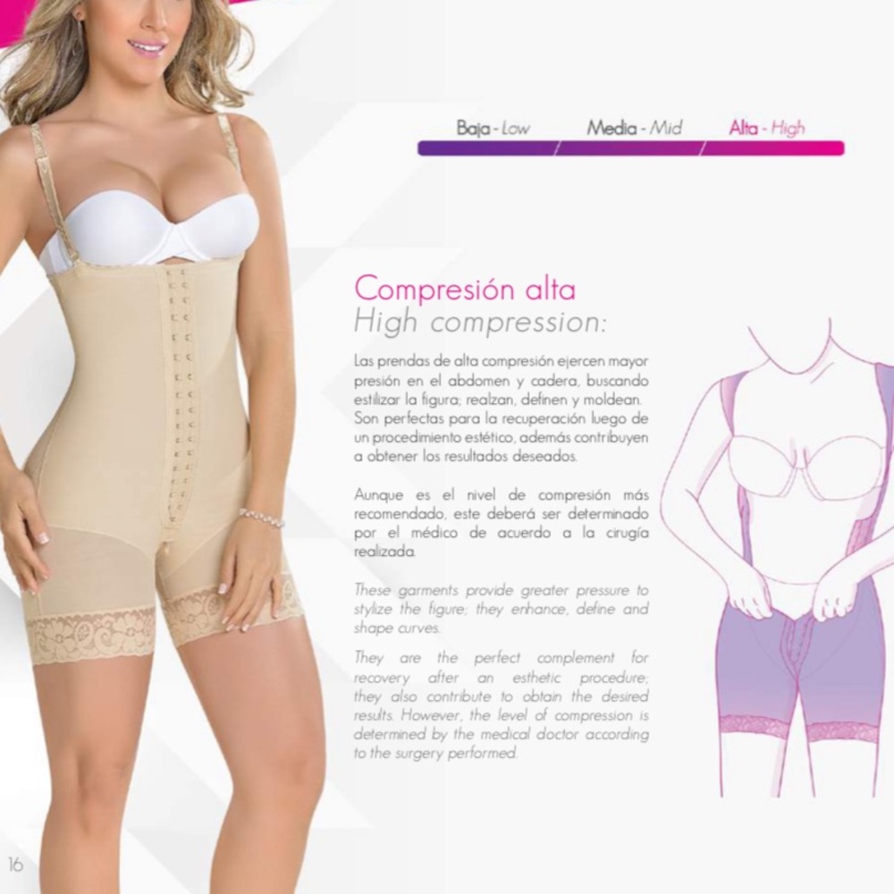 FAJA COLOMBIANA M&D LARGE GIRDLE SIZE S/M F0078 - Picture 11 of 11